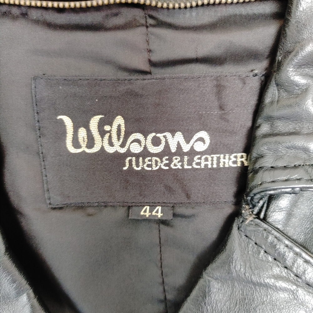 Vintage Wilson's leather long coat 44 - Picture 2 of 10